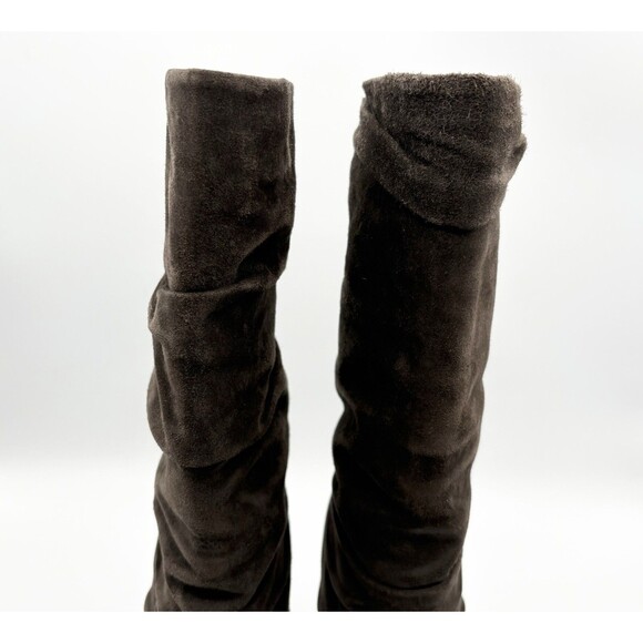Christian Louboutin Brown Suede Slouchy Pilos Boots Mid Calf Sz EU 36 6 - Picture 8 of 15